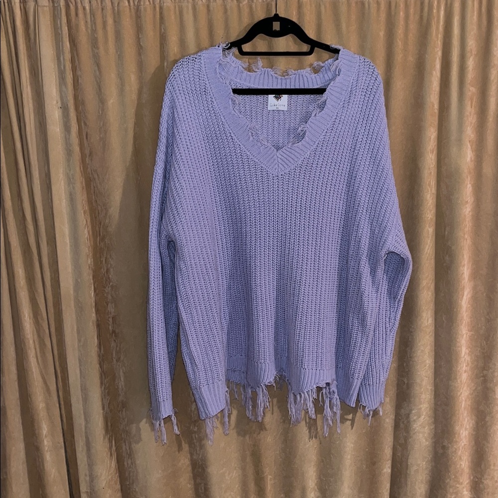 Like Love Lavender Sweater